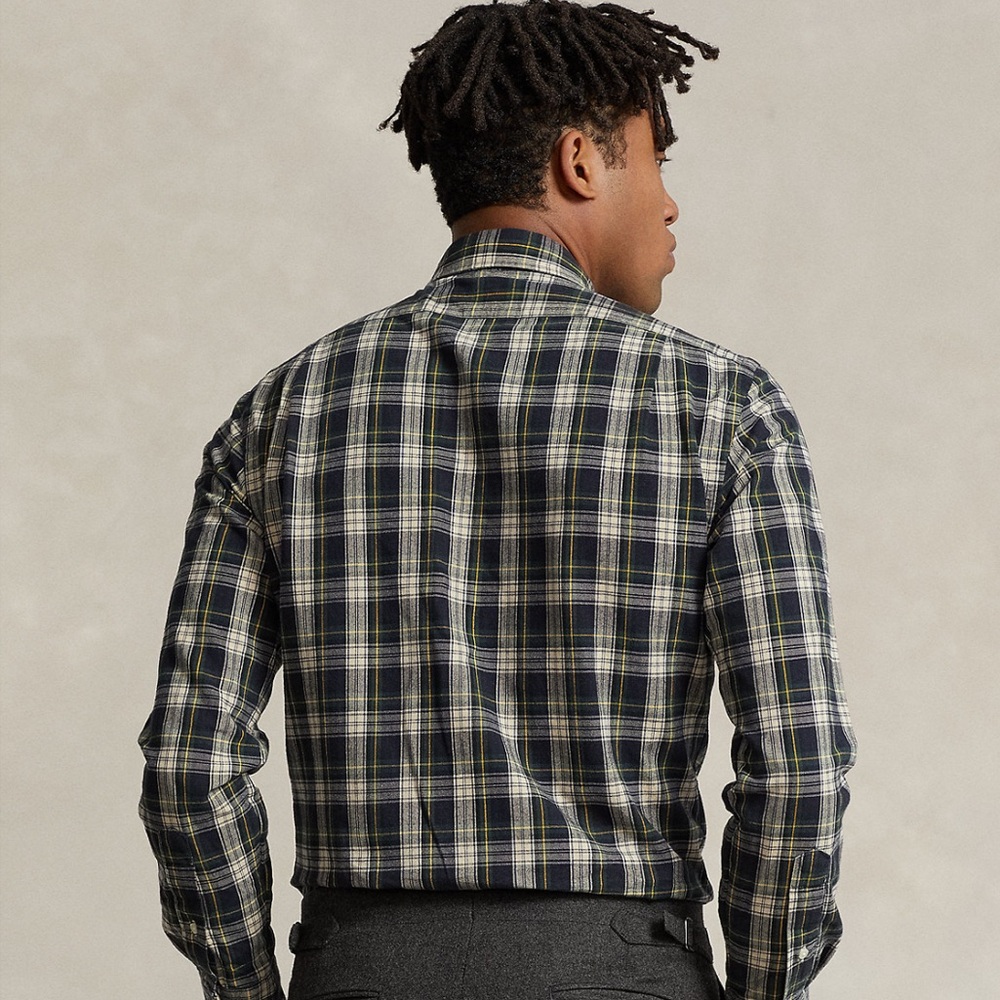 Polo Ralph Lauren Men's Classic-Fit Plaid Oxford Shirt